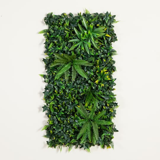 20" x 40" Andean Cloud Forest Artificial Living Wall Panel
